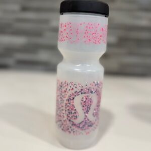 lululemon athletica Pink and Black Water Bottle